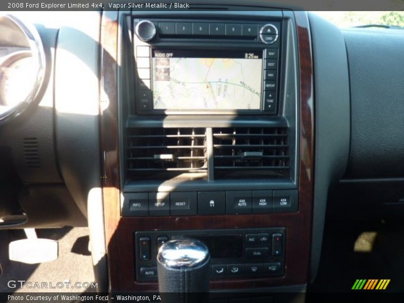 Vapor Silver Metallic / Black 2008 Ford Explorer Limited 4x4