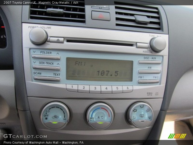 Magnetic Gray Metallic / Ash 2007 Toyota Camry LE