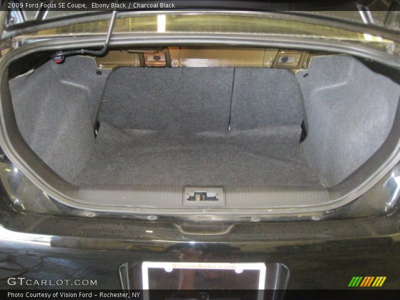 Ebony Black / Charcoal Black 2009 Ford Focus SE Coupe