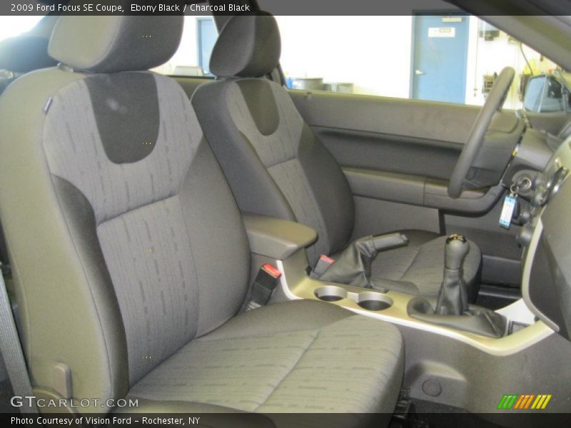 Ebony Black / Charcoal Black 2009 Ford Focus SE Coupe