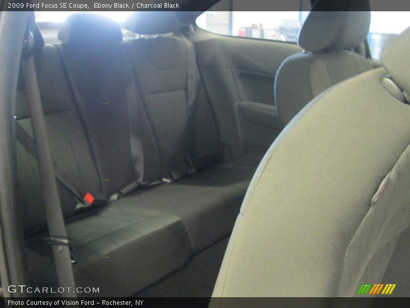 Ebony Black / Charcoal Black 2009 Ford Focus SE Coupe