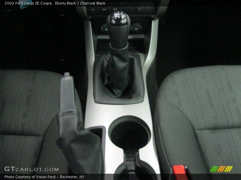 Ebony Black / Charcoal Black 2009 Ford Focus SE Coupe