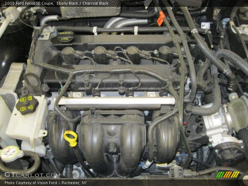 Ebony Black / Charcoal Black 2009 Ford Focus SE Coupe