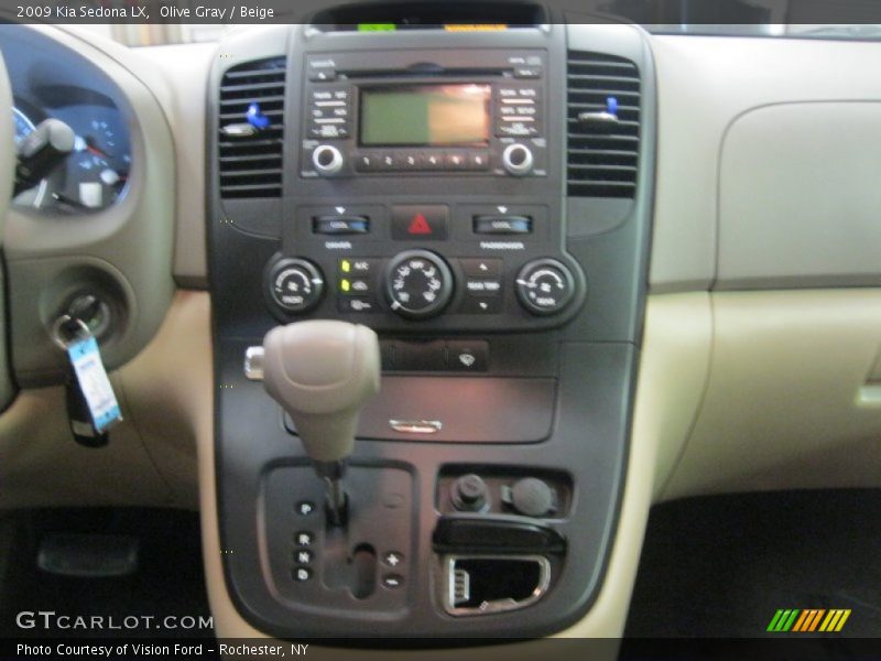 Olive Gray / Beige 2009 Kia Sedona LX