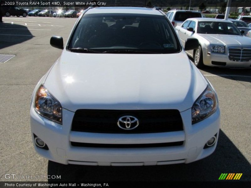 Super White / Ash Gray 2009 Toyota RAV4 Sport 4WD