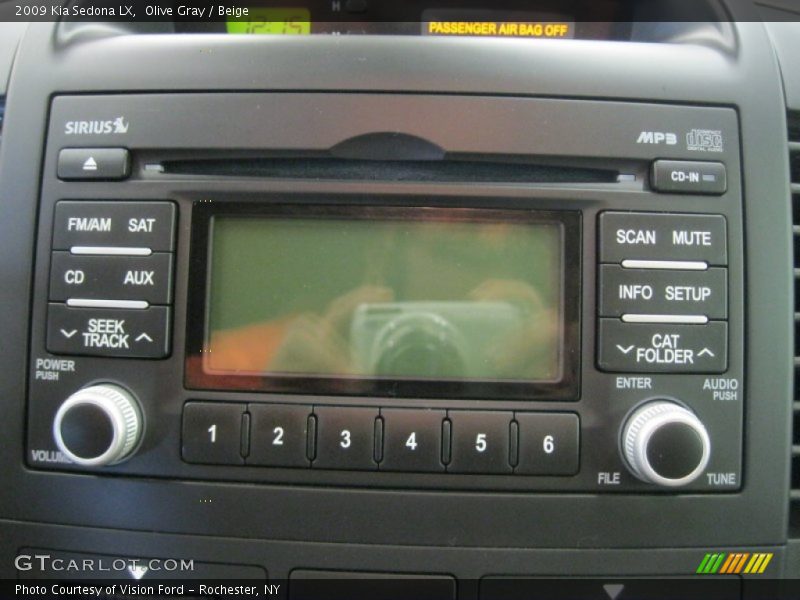 Olive Gray / Beige 2009 Kia Sedona LX