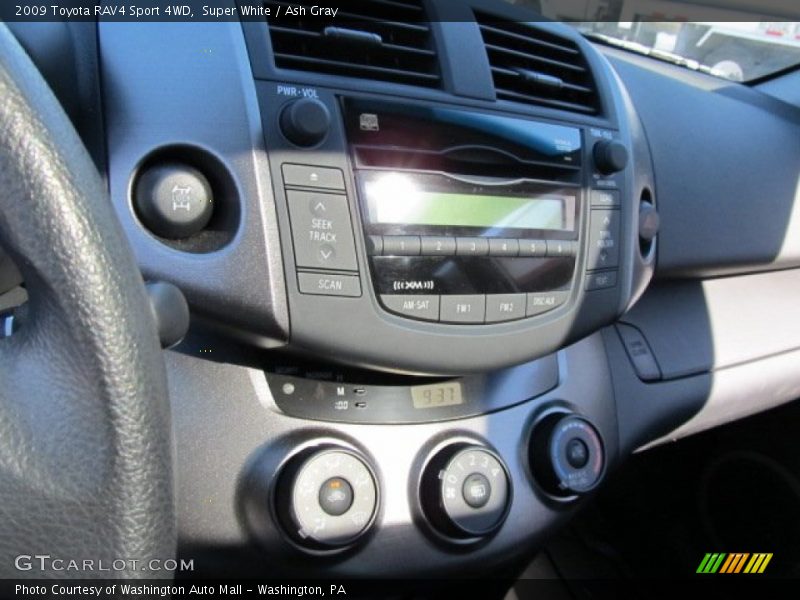 Super White / Ash Gray 2009 Toyota RAV4 Sport 4WD