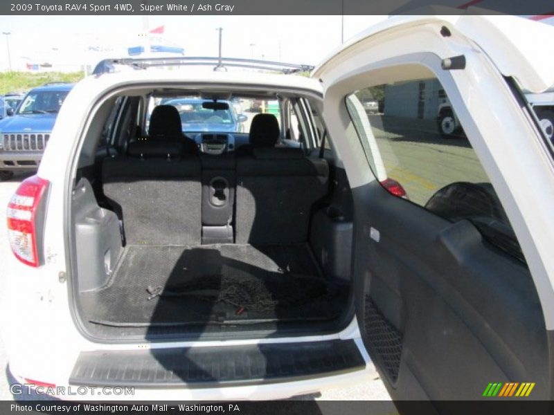 Super White / Ash Gray 2009 Toyota RAV4 Sport 4WD