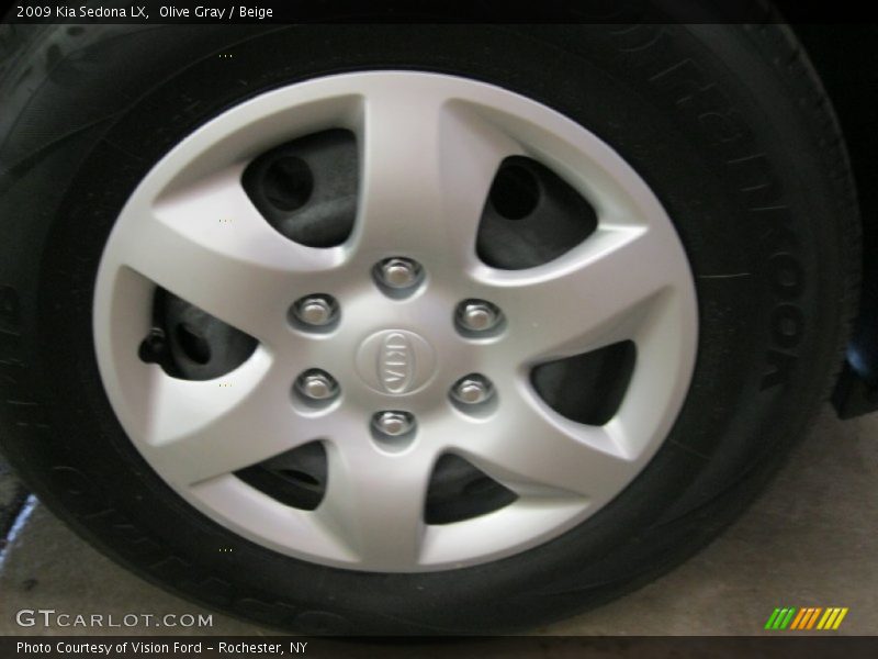Olive Gray / Beige 2009 Kia Sedona LX