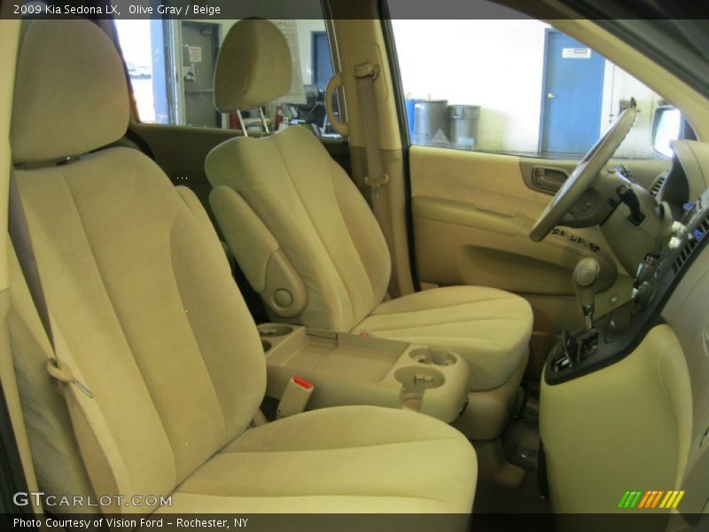 Olive Gray / Beige 2009 Kia Sedona LX