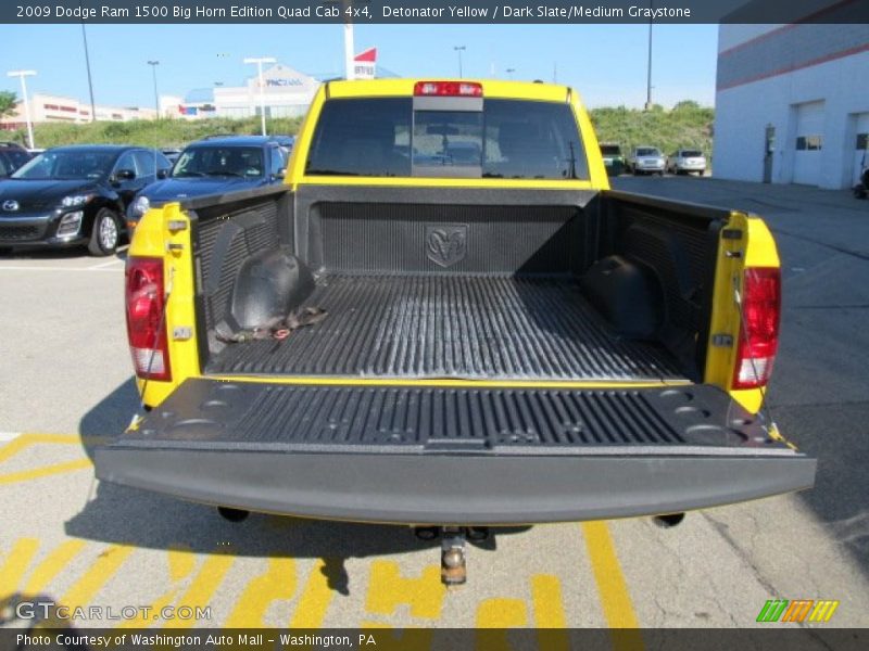 Detonator Yellow / Dark Slate/Medium Graystone 2009 Dodge Ram 1500 Big Horn Edition Quad Cab 4x4