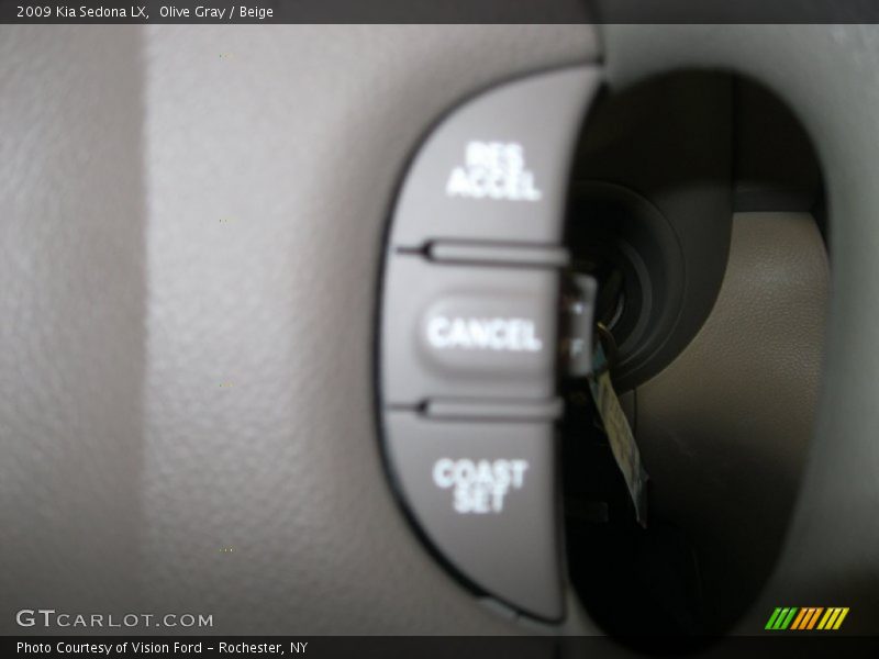 Olive Gray / Beige 2009 Kia Sedona LX