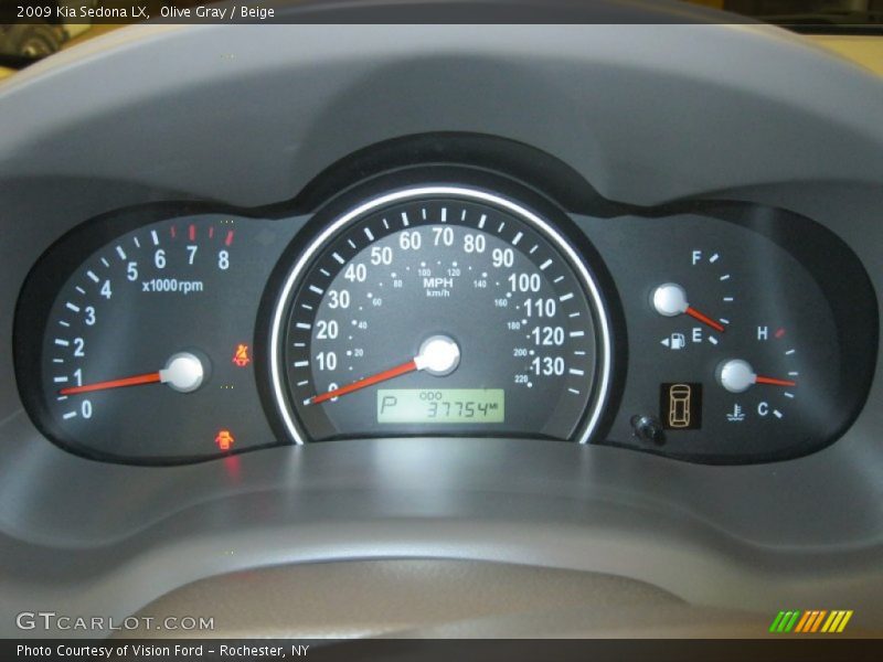 Olive Gray / Beige 2009 Kia Sedona LX