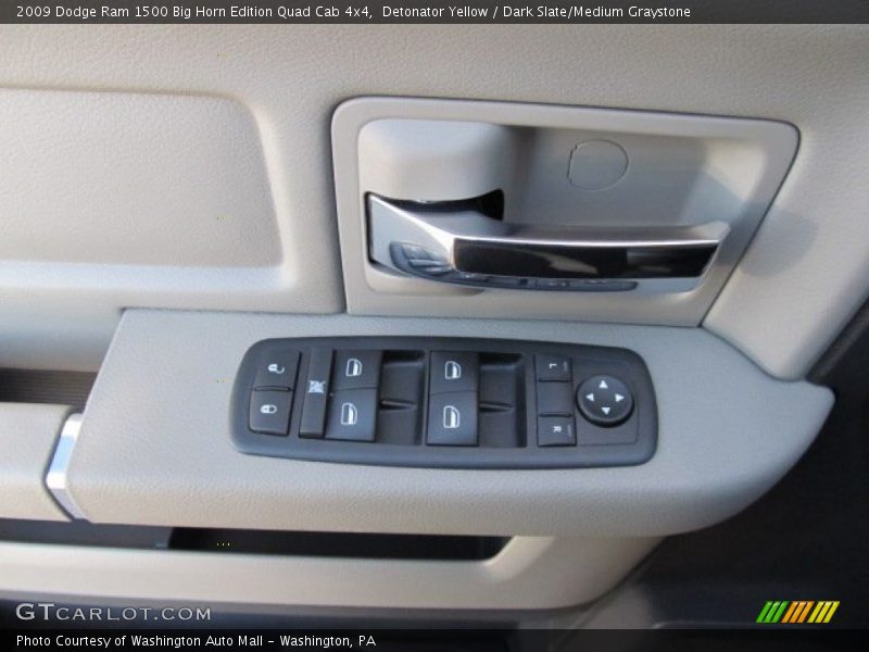 Detonator Yellow / Dark Slate/Medium Graystone 2009 Dodge Ram 1500 Big Horn Edition Quad Cab 4x4
