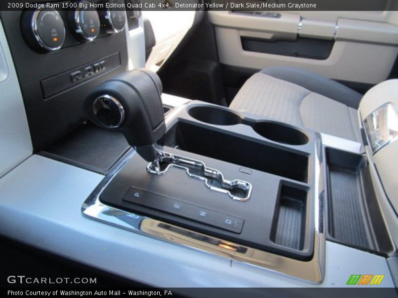Detonator Yellow / Dark Slate/Medium Graystone 2009 Dodge Ram 1500 Big Horn Edition Quad Cab 4x4