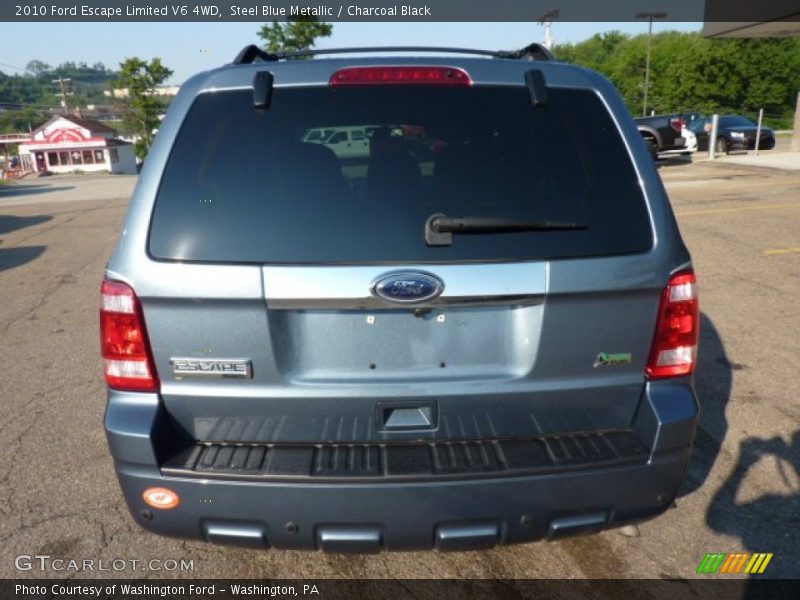 Steel Blue Metallic / Charcoal Black 2010 Ford Escape Limited V6 4WD