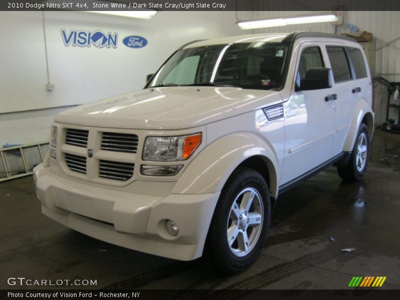 Stone White / Dark Slate Gray/Light Slate Gray 2010 Dodge Nitro SXT 4x4