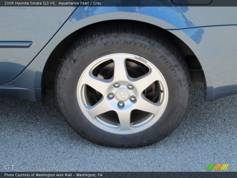 Aquamarine Pearl / Gray 2006 Hyundai Sonata GLS V6