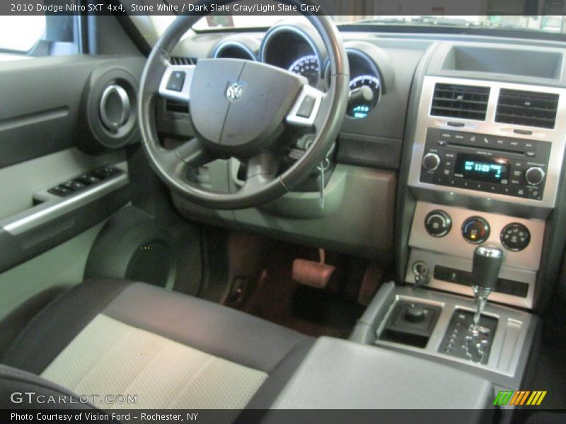 Stone White / Dark Slate Gray/Light Slate Gray 2010 Dodge Nitro SXT 4x4