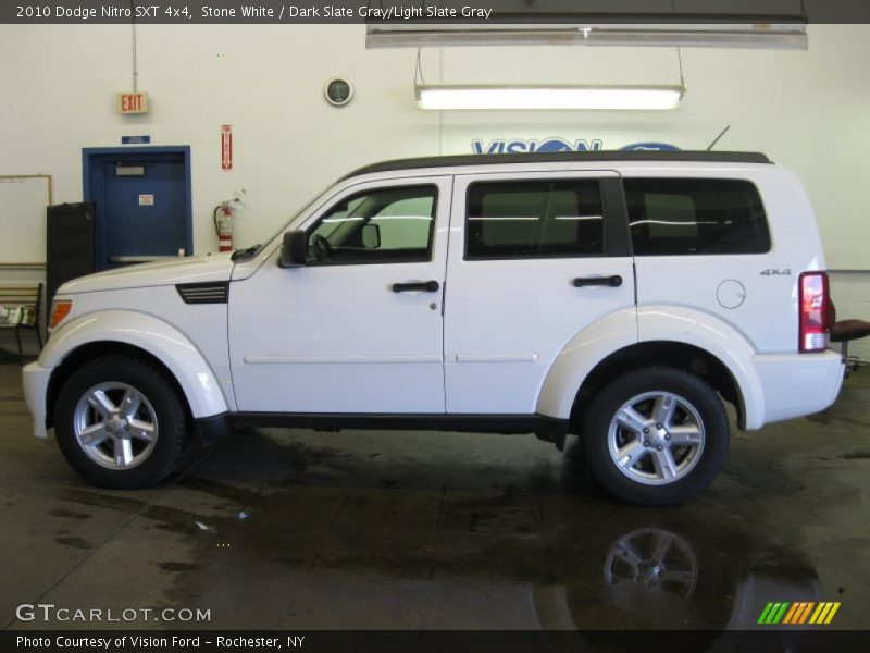 Stone White / Dark Slate Gray/Light Slate Gray 2010 Dodge Nitro SXT 4x4