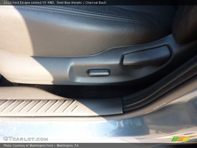 Steel Blue Metallic / Charcoal Black 2010 Ford Escape Limited V6 4WD