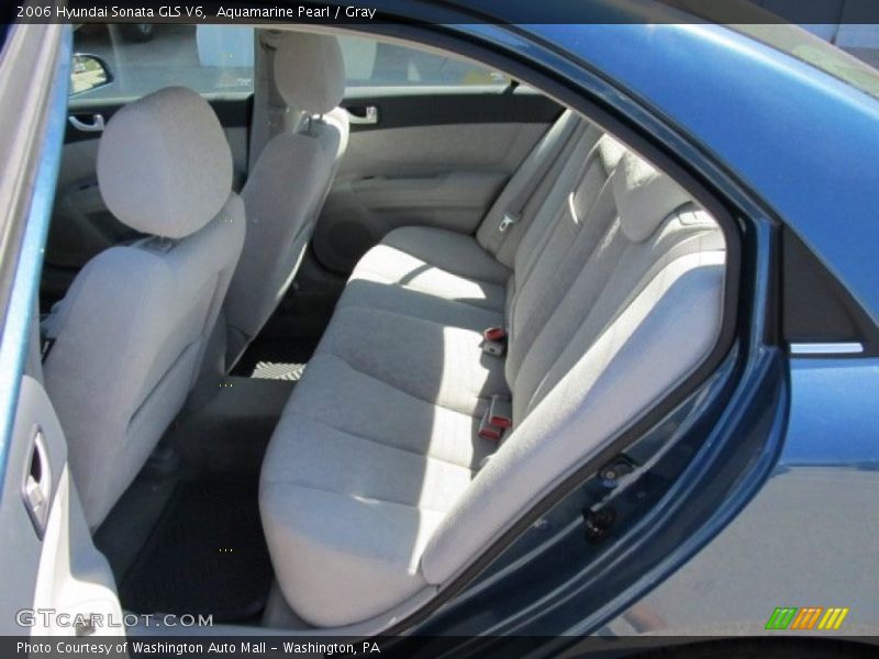 Aquamarine Pearl / Gray 2006 Hyundai Sonata GLS V6