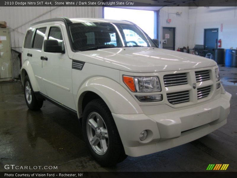 Stone White / Dark Slate Gray/Light Slate Gray 2010 Dodge Nitro SXT 4x4