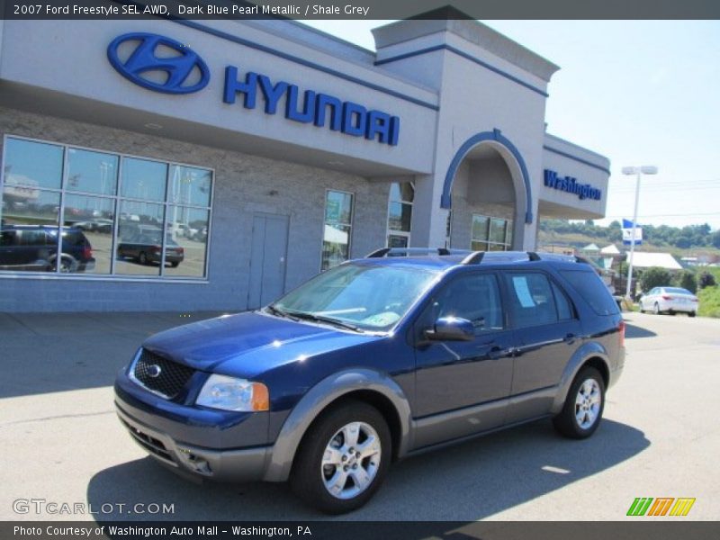 Dark Blue Pearl Metallic / Shale Grey 2007 Ford Freestyle SEL AWD
