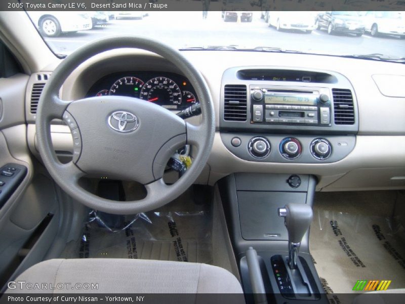 Dashboard of 2005 Camry LE V6