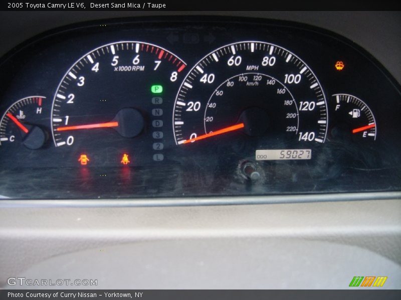  2005 Camry LE V6 LE V6 Gauges