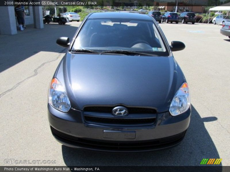 Charcoal Gray / Black 2008 Hyundai Accent GS Coupe