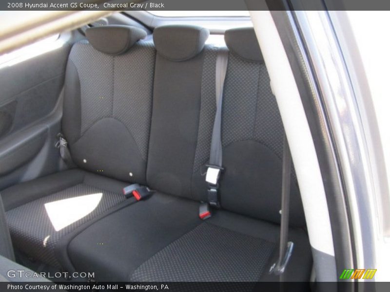 Charcoal Gray / Black 2008 Hyundai Accent GS Coupe