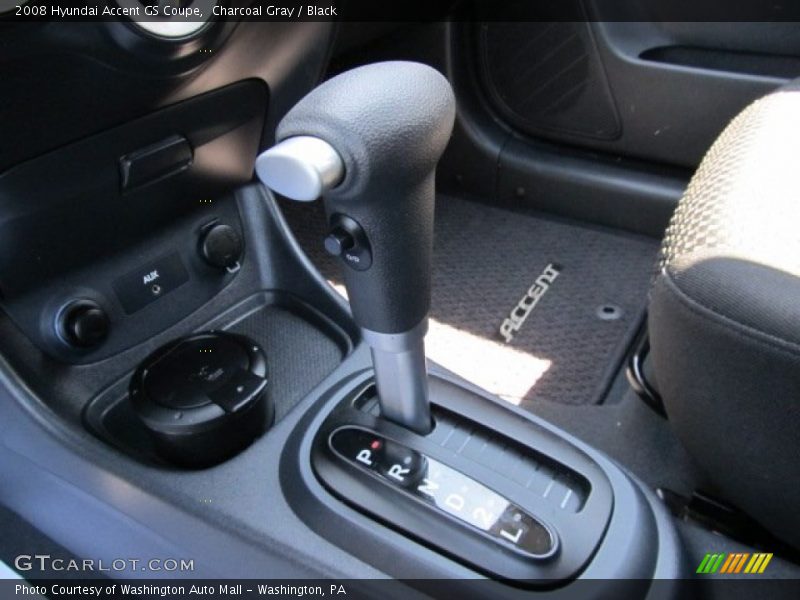 Charcoal Gray / Black 2008 Hyundai Accent GS Coupe