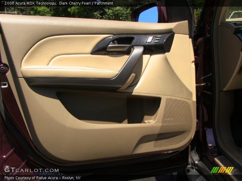 Dark Cherry Pearl / Parchment 2008 Acura MDX Technology