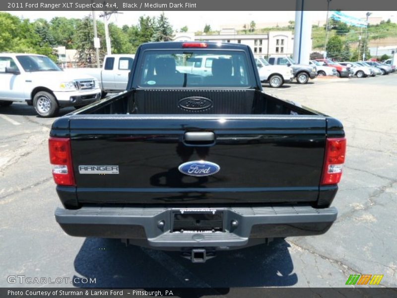 Black / Medium Dark Flint 2011 Ford Ranger XLT SuperCab 4x4