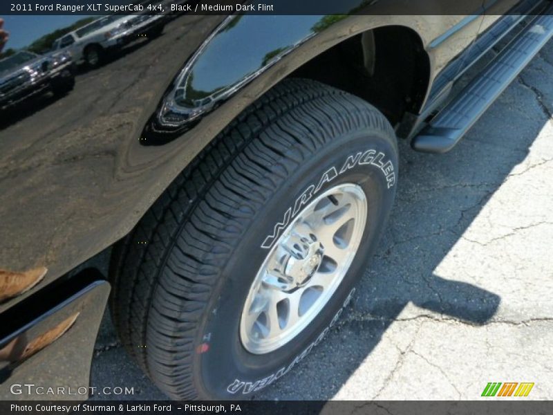 Black / Medium Dark Flint 2011 Ford Ranger XLT SuperCab 4x4