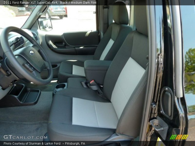 Black / Medium Dark Flint 2011 Ford Ranger XLT SuperCab 4x4