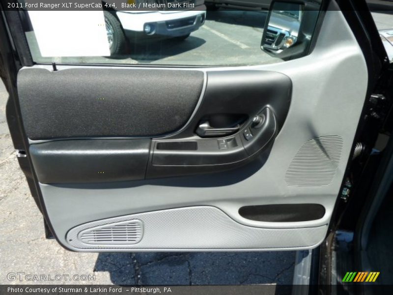Black / Medium Dark Flint 2011 Ford Ranger XLT SuperCab 4x4
