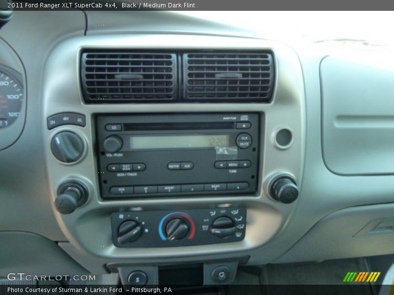Black / Medium Dark Flint 2011 Ford Ranger XLT SuperCab 4x4
