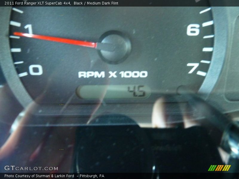 Black / Medium Dark Flint 2011 Ford Ranger XLT SuperCab 4x4