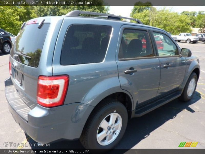 Steel Blue Metallic / Charcoal Black 2011 Ford Escape XLT