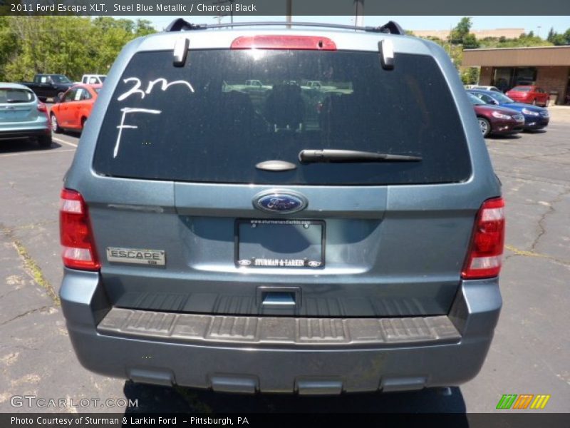 Steel Blue Metallic / Charcoal Black 2011 Ford Escape XLT
