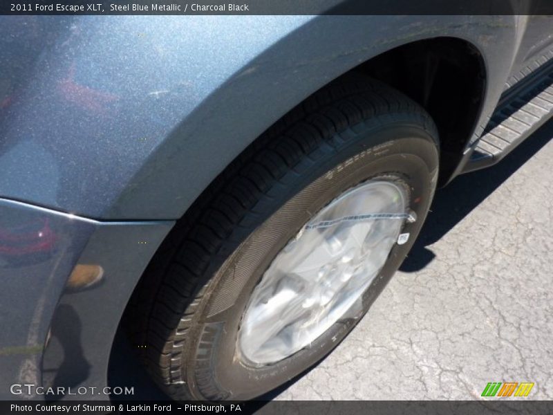 Steel Blue Metallic / Charcoal Black 2011 Ford Escape XLT