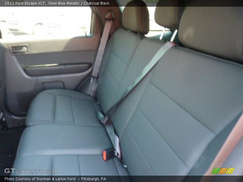 Steel Blue Metallic / Charcoal Black 2011 Ford Escape XLT