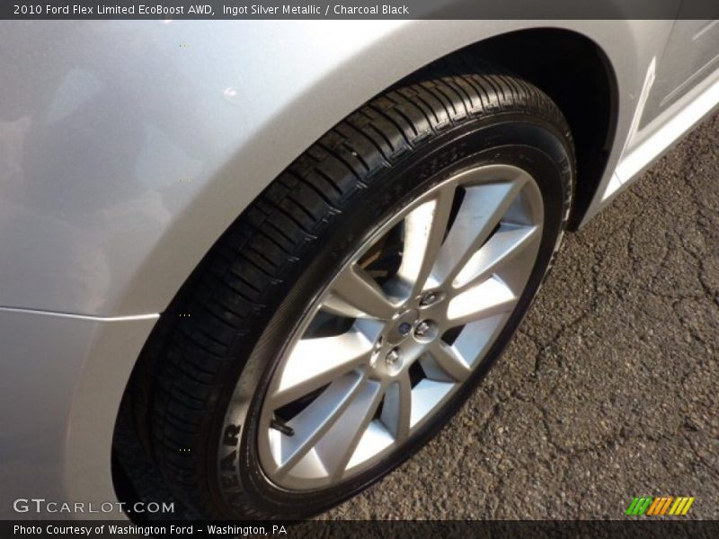 Ingot Silver Metallic / Charcoal Black 2010 Ford Flex Limited EcoBoost AWD