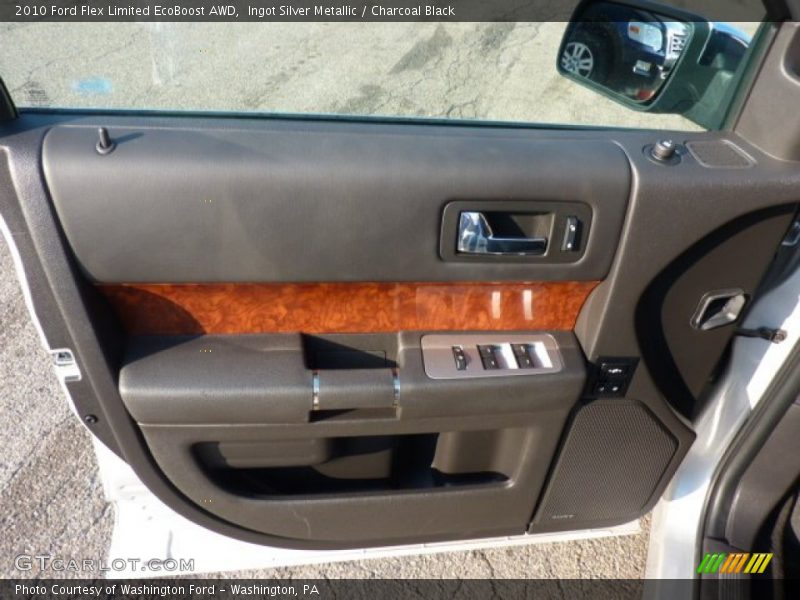 Ingot Silver Metallic / Charcoal Black 2010 Ford Flex Limited EcoBoost AWD