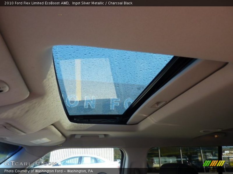 Ingot Silver Metallic / Charcoal Black 2010 Ford Flex Limited EcoBoost AWD
