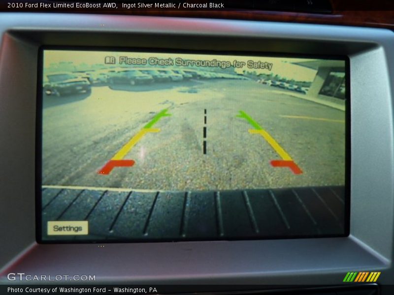 Ingot Silver Metallic / Charcoal Black 2010 Ford Flex Limited EcoBoost AWD