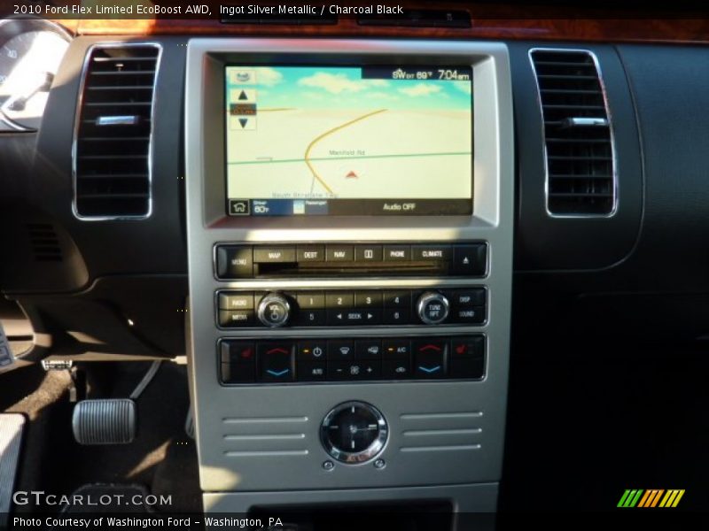 Ingot Silver Metallic / Charcoal Black 2010 Ford Flex Limited EcoBoost AWD