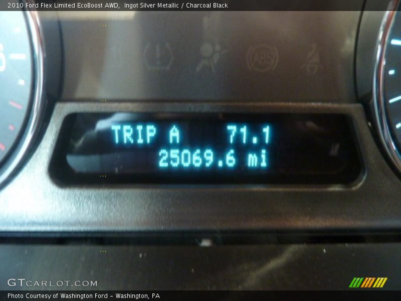 Ingot Silver Metallic / Charcoal Black 2010 Ford Flex Limited EcoBoost AWD